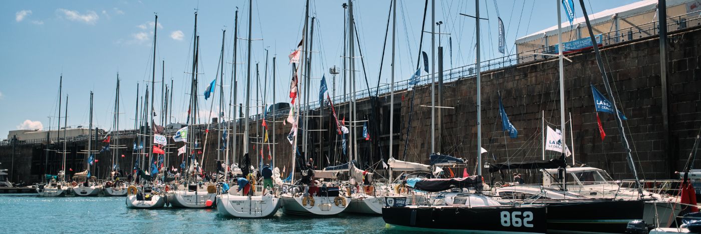 Sail boats in Marina