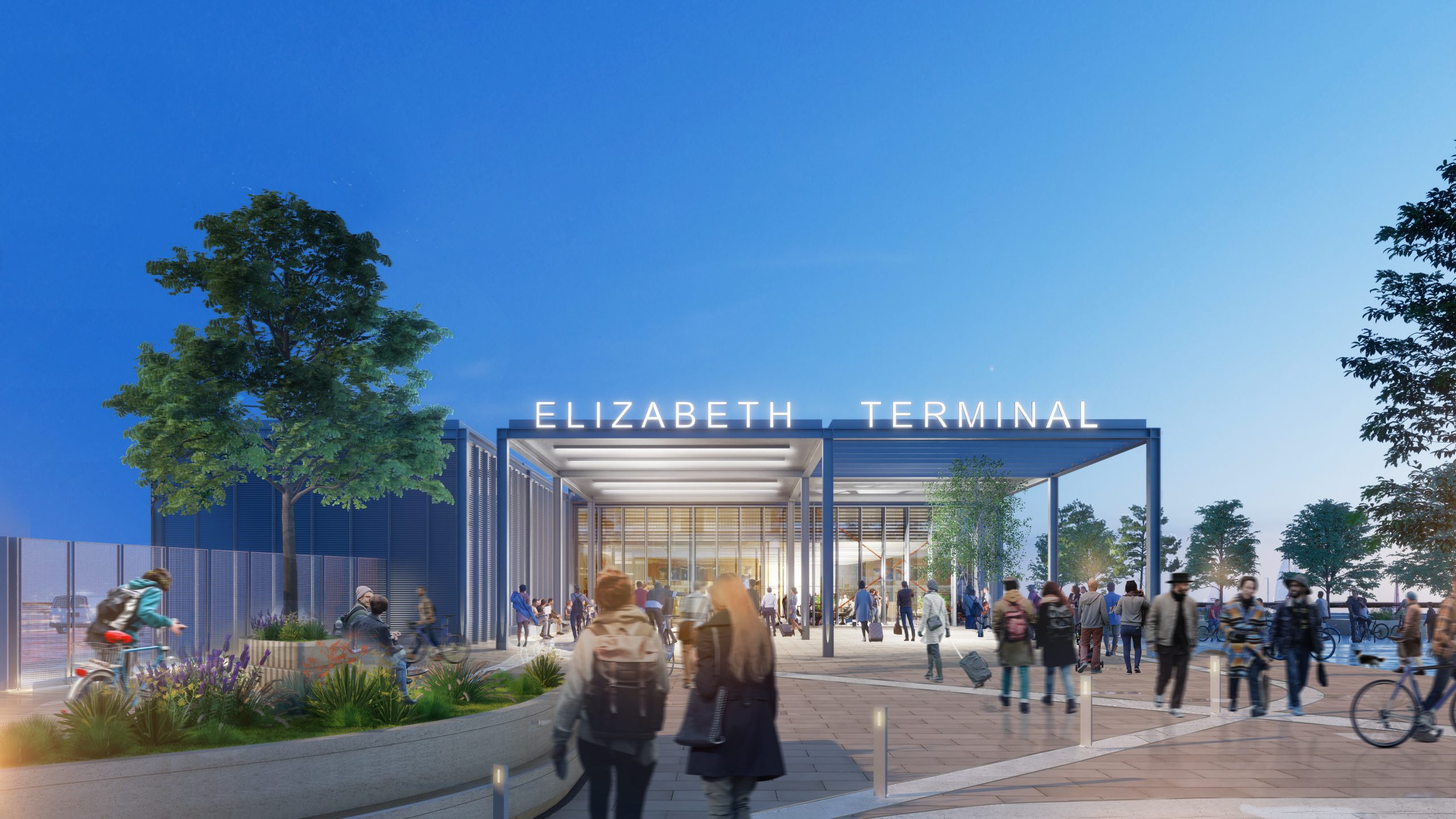 Elizabeth Terminal Entrance