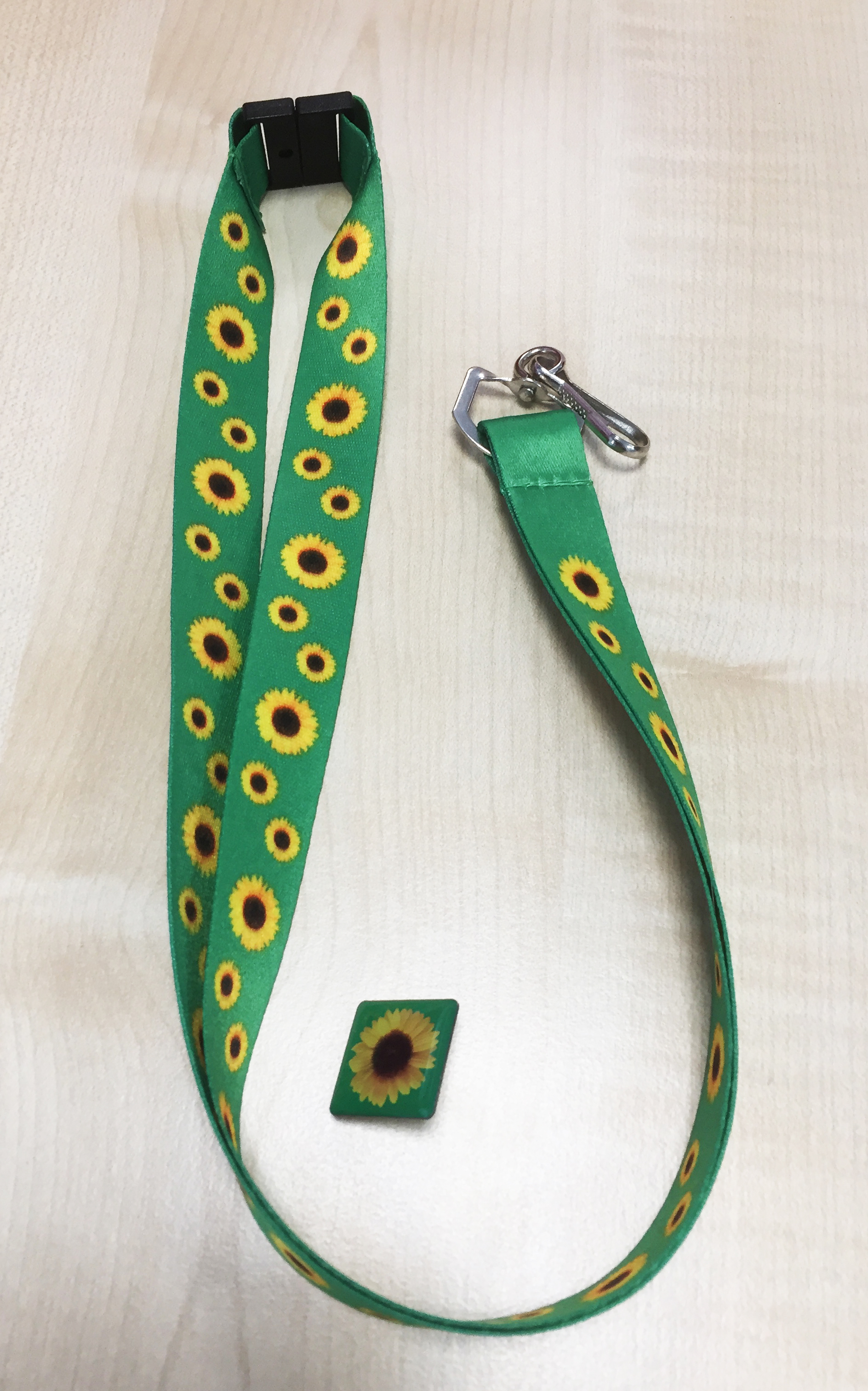 Sunflower lanyard