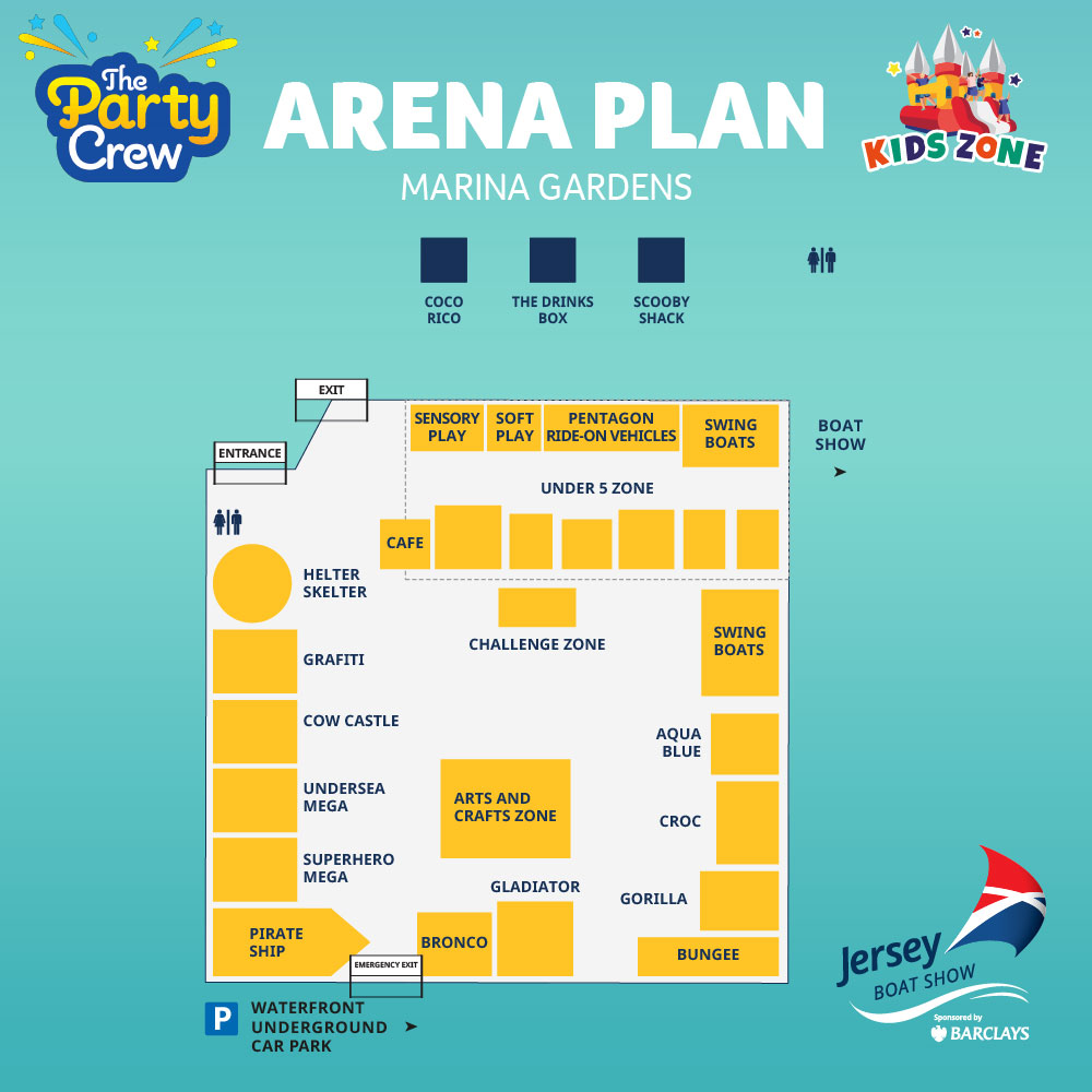 Map of Kids' zone at Marina Gardens