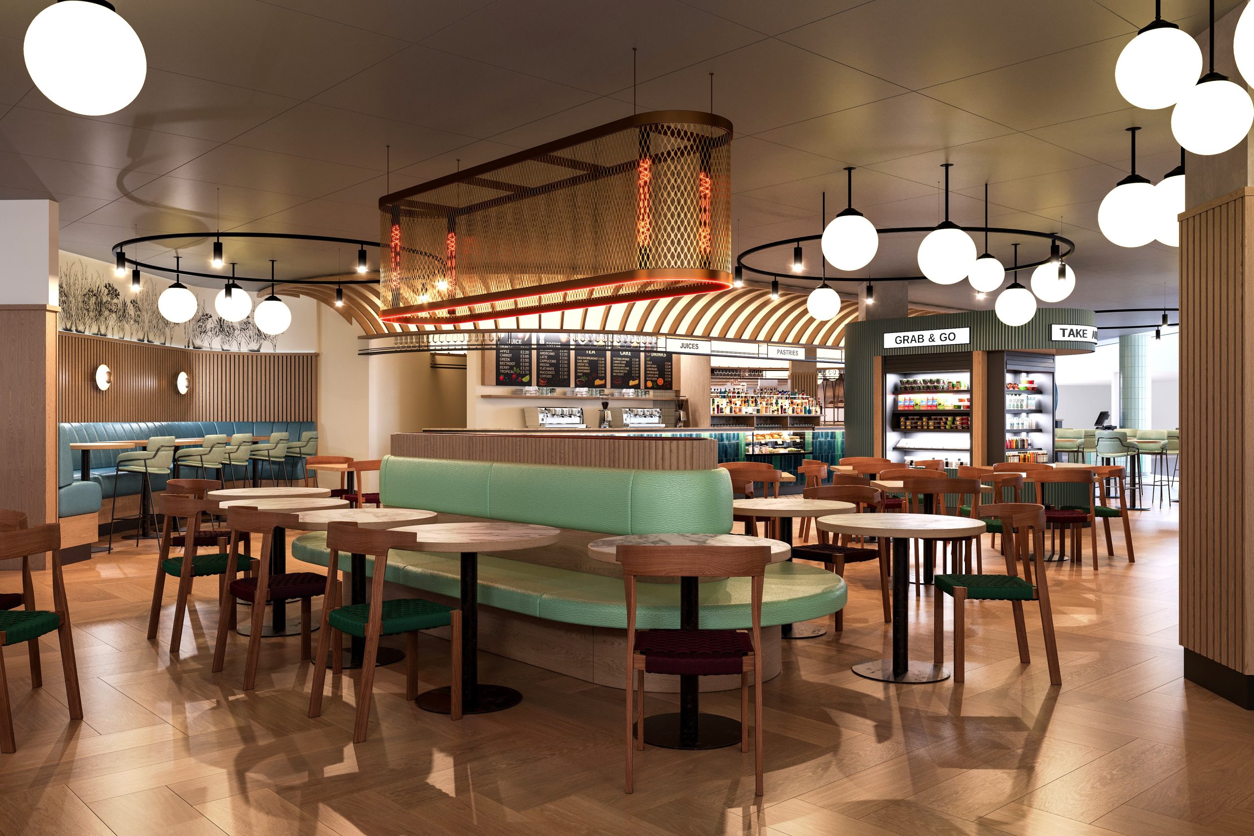 Artist impression of the Shoreline Cafe Bar and Kitchen