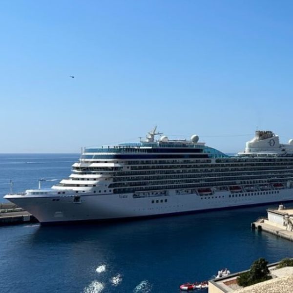 Vista cruise ship in dock